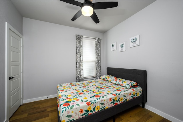 4008 Rochelle St, Celina, TX 75009 - bedroom featuring wood finished floors, baseboards, and ceiling fan