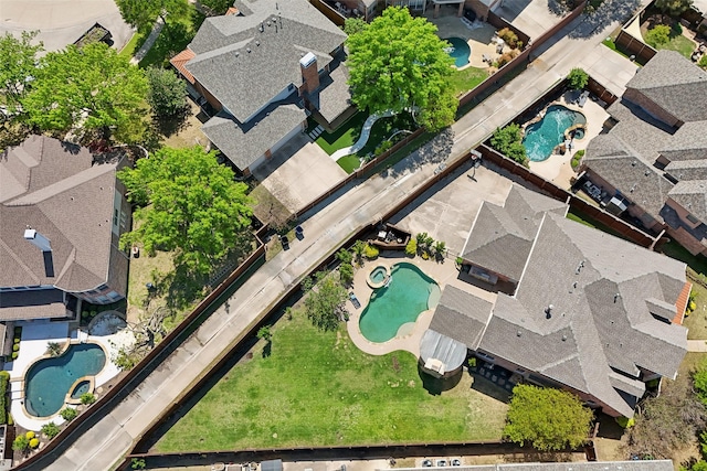 9892 Ranchero Dr, Frisco, TX 75033 - birds eye view of property with a residential view