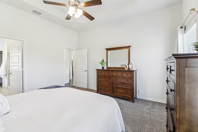 13412 Cortes De Pallas Dr, Little Elm, TX 75068 - bedroom with carpet flooring, baseboards, and a ceiling fan