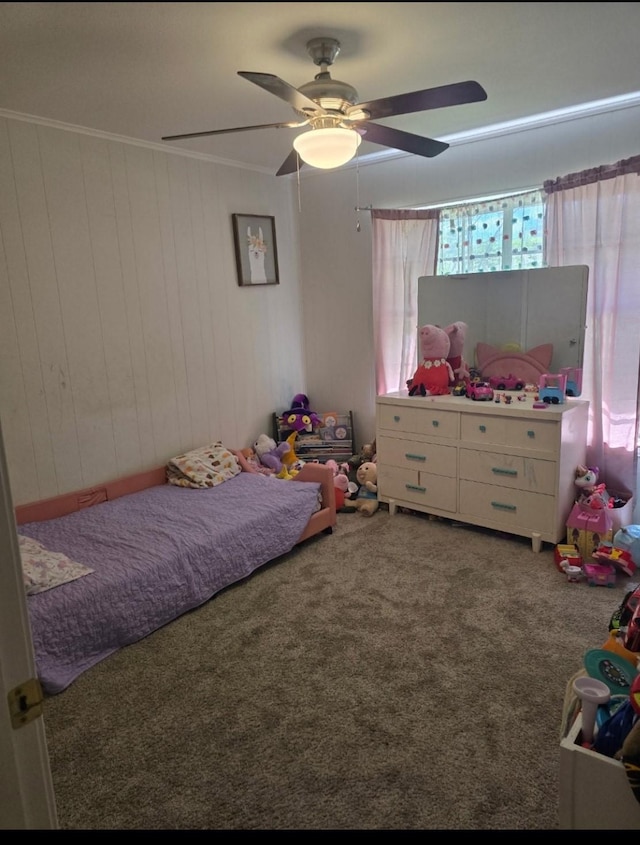 221 Azalea Dr, Sulphur Springs, TX 75482 - carpeted bedroom featuring ceiling fan