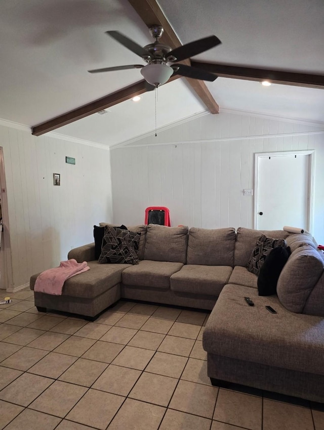 221 Azalea Dr, Sulphur Springs, TX 75482 - living area with light tile patterned floors and ceiling fan