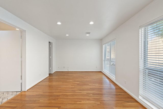 4122 Travis St Unit 7, Dallas, TX 75204 - spare room with recessed lighting and light wood-style flooring