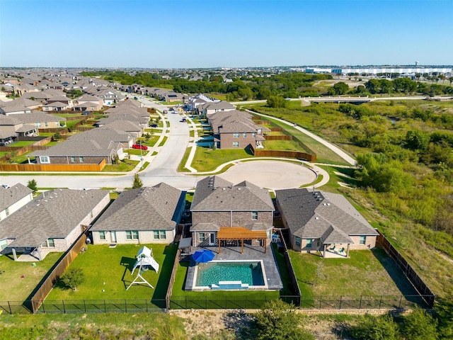 628 Bronze Forest Dr, Fort Worth, TX 76131 - aerial view of residential area with a pool area
