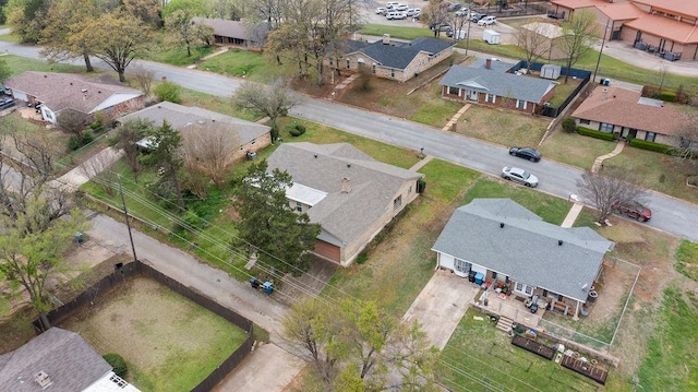 3014 Jennifer Ave, Denison, TX 75020 - birds eye view of property featuring a residential view