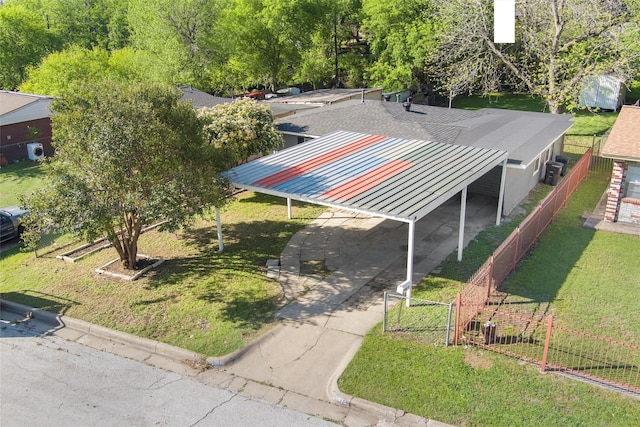 drone / aerial view