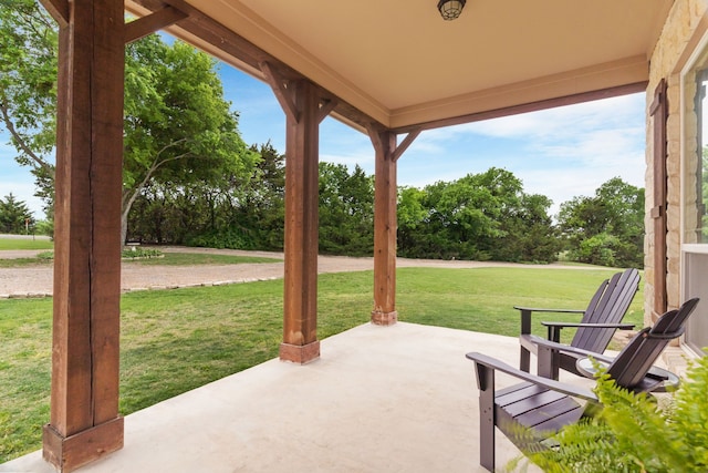 view of patio
