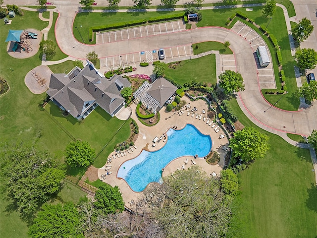2208 Tremont Blvd, Mckinney, TX 75071 - drone / aerial view of a pool