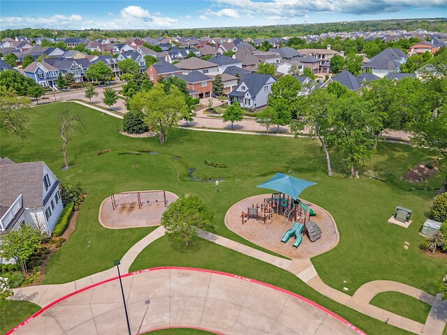 2208 Tremont Blvd, Mckinney, TX 75071 - aerial view of residential area featuring a park