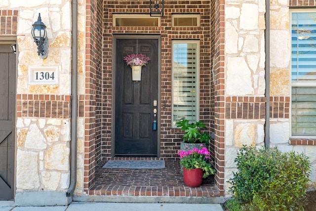1304 Cold Stream Dr, Wylie, TX 75098 - doorway to property with brick siding