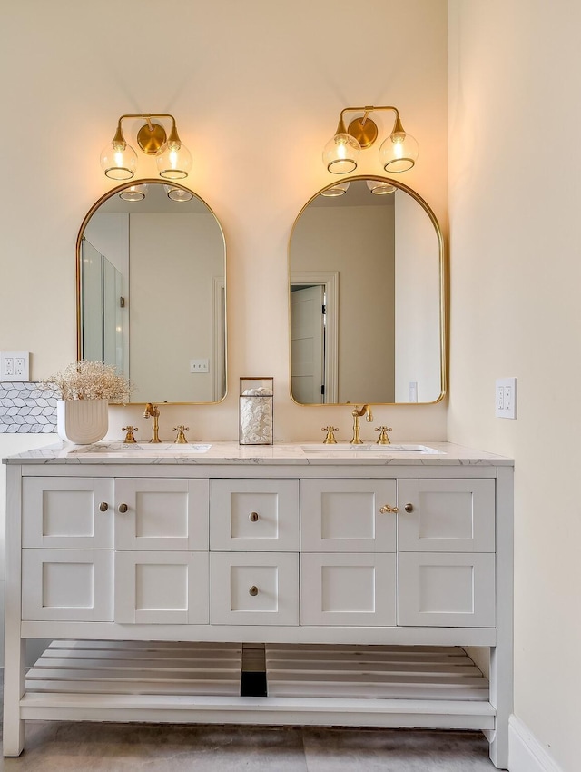 860 Prairie Trl, Argyle, TX 76226 - full bath with a sink and double vanity