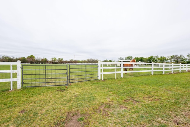 860 Prairie Trl, Argyle, TX 76226 - view of yard with fence and a rural view