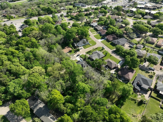 drone / aerial view featuring a residential view