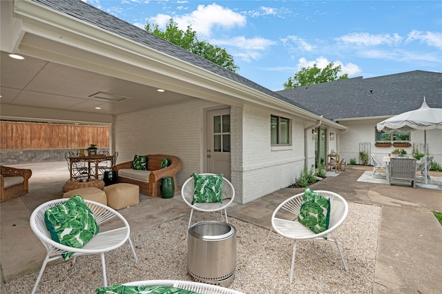 4209 Westmont Ct, Fort Worth, TX 76109 - view of patio / terrace featuring outdoor dining area