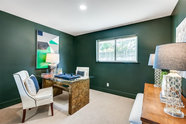 4209 Westmont Ct, Fort Worth, TX 76109 - office area with carpet flooring and baseboards