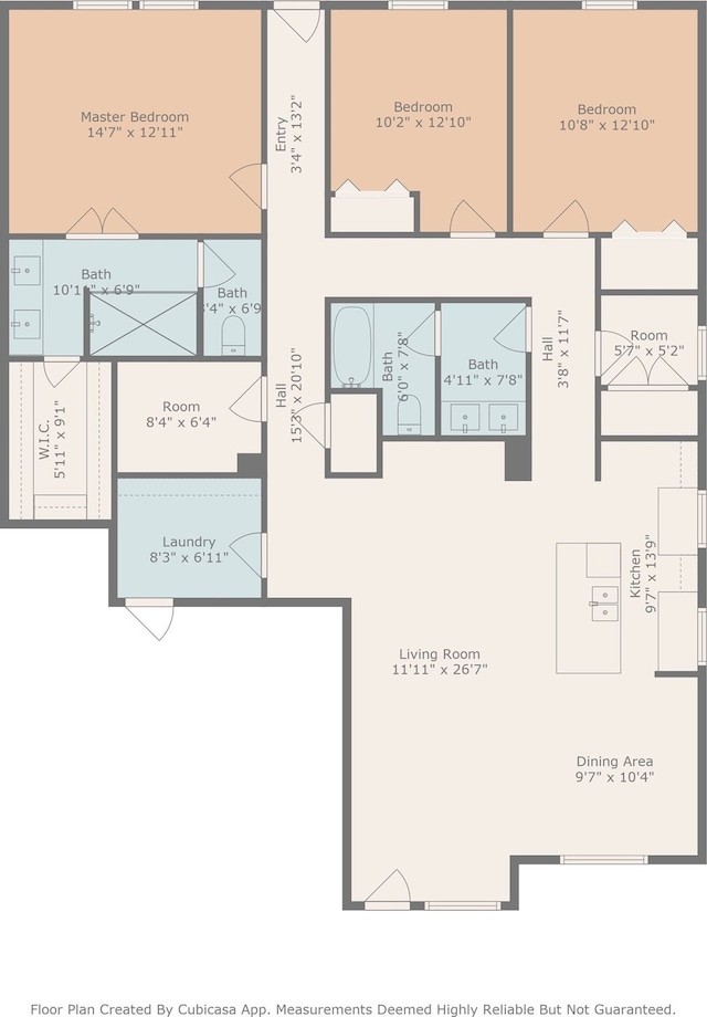 206 E Gilmer St, Rice, TX 75155 - home floor plan