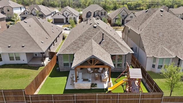 1920 Barnhill Ln, Van Alstyne, TX 75495 - aerial view of residential area