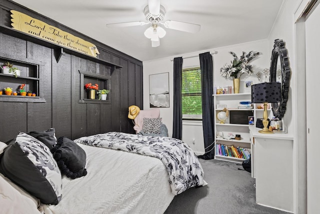 336 Kirk Ave, Pottsboro, TX 75076 - bedroom featuring carpet floors and ceiling fan