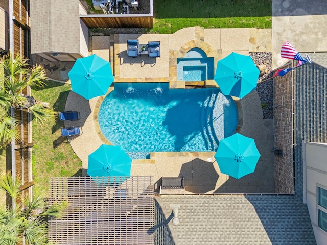 view of pool
