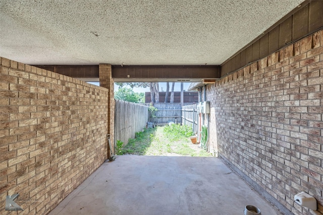 view of patio / terrace featuring a fenced backyard