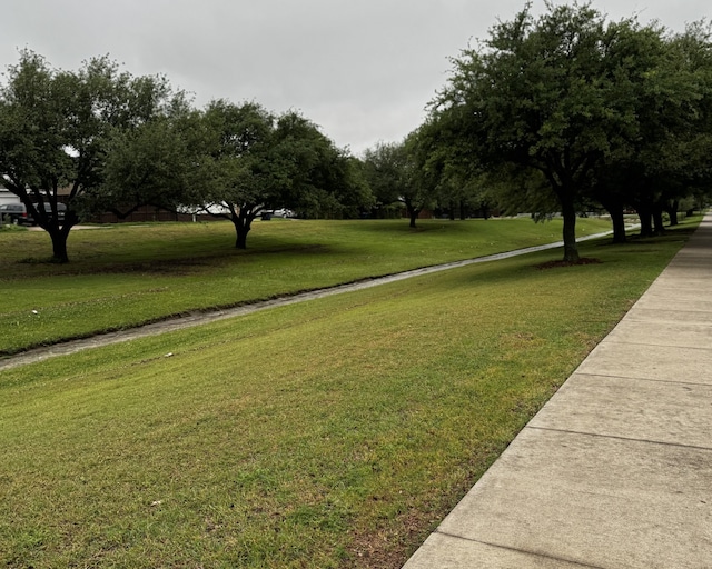 view of home's community featuring a yard