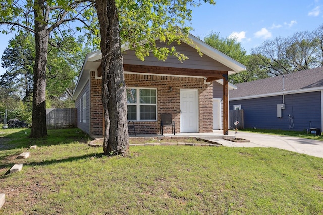 4538 Cherbourg St, Dallas, TX 75216 - view of front facade with brick siding, driveway, and central AC