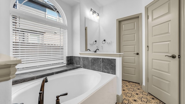 304 Winding Creek Ln, Anna, TX 75409 - full bath with tile patterned floors and a garden tub