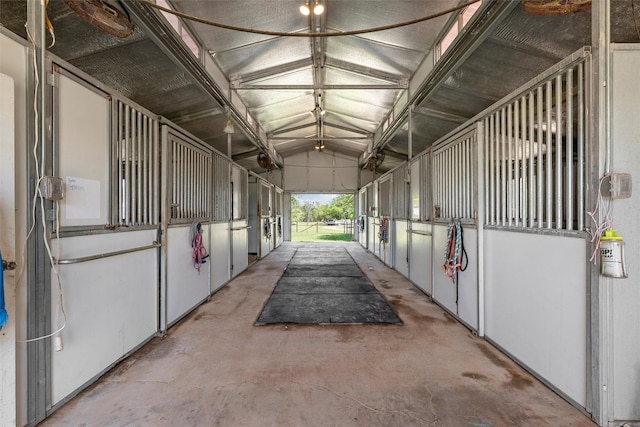 view of stable