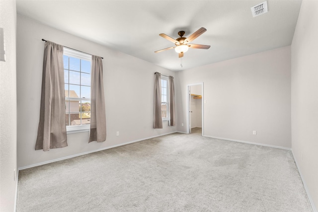 3101 Clear Springs Dr, Forney, TX 75126 - unfurnished room featuring visible vents, ceiling fan, carpet floors, and baseboards