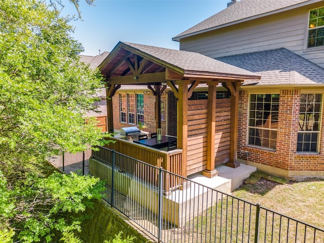 317 Joplin Dr, Mckinney, TX 75071 - view of patio featuring a grill