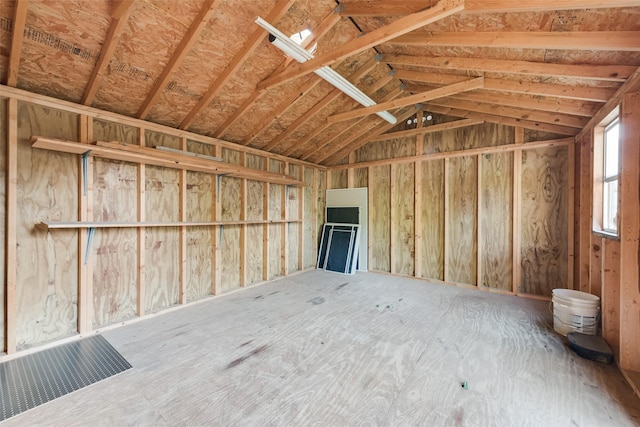 view of storage