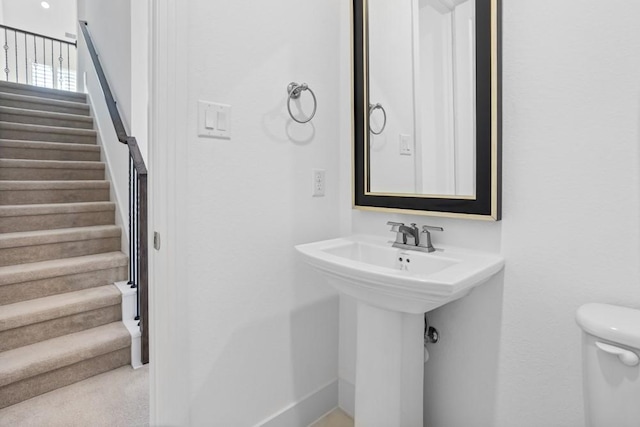 bathroom with toilet