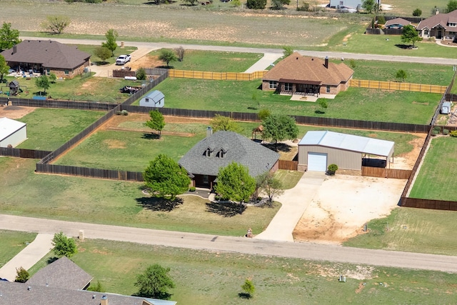 125 Mountain Meadow Dr, Tuscola, TX 79562 - birds eye view of property featuring a rural view