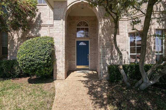 8508 Landing Way Ct, Fort Worth, TX 76179 - property entrance featuring brick siding