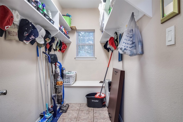 12215 Lake Forest Dr, Azle, TX 76020 - walk in closet with tile patterned floors