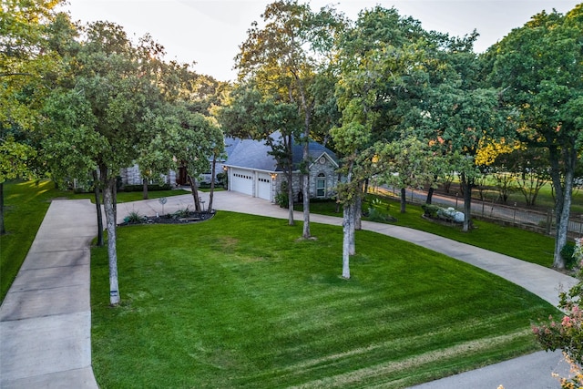 12215 Lake Forest Dr, Azle, TX 76020 - view of front of property with driveway and an attached garage
