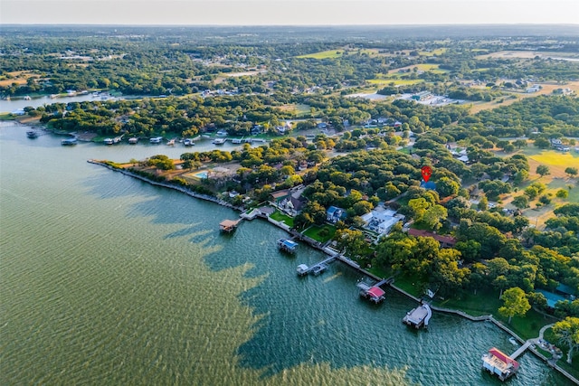 12215 Lake Forest Dr, Azle, TX 76020 - aerial view of property and surrounding area featuring a nearby body of water