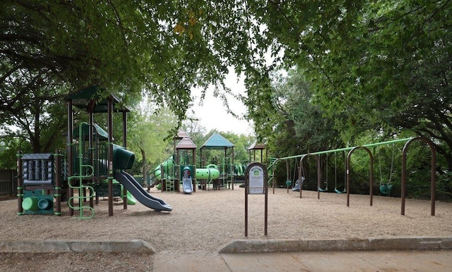 view of communal playground