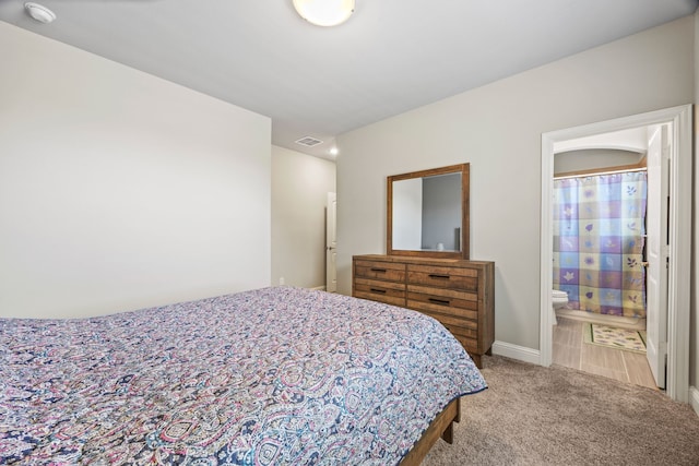 4112 Angelina Dr, Mckinney, TX 75071 - bedroom featuring carpet floors, baseboards, and ensuite bathroom