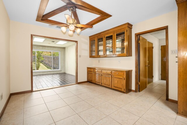 10019 Lost Oak Ridge Dr, Woodway, TX 76712 - unfurnished sunroom featuring healthy amount of natural light, french doors, and wooden walls