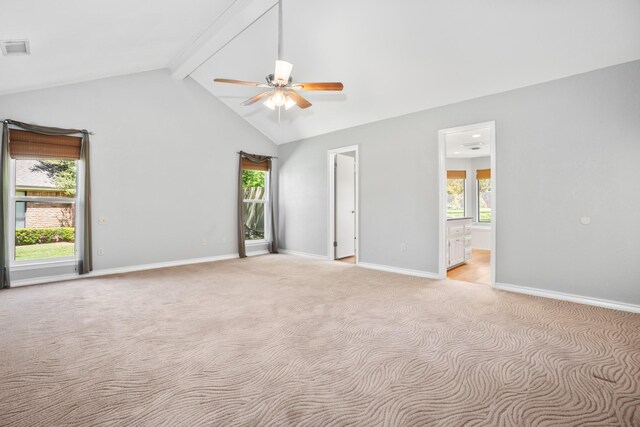 10019 Lost Oak Ridge Dr, Woodway, TX 76712 - unfurnished bedroom with ensuite bath, light colored carpet, and baseboards