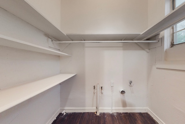 2311 Market Ave, Fort Worth, TX 76164 - spacious closet with dark wood-style flooring