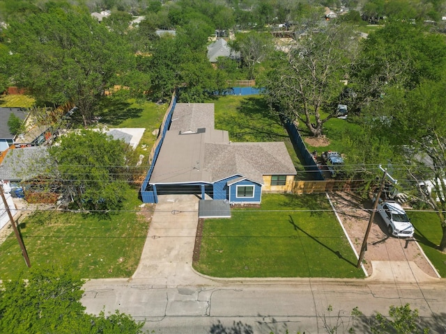 view of subject property
