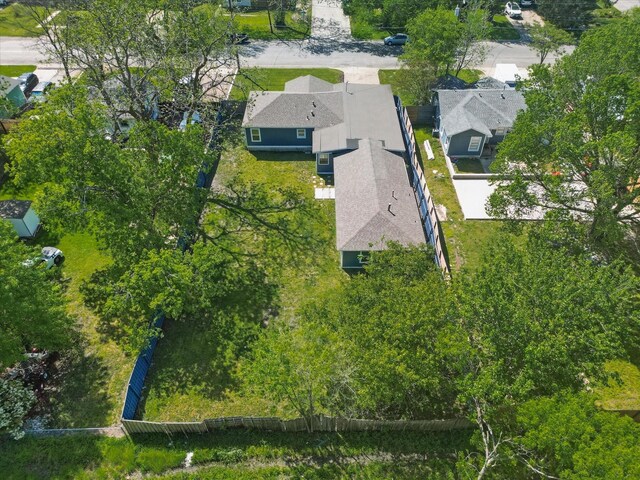aerial view of residential area