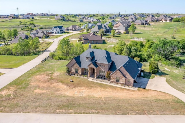 drone / aerial view featuring a residential view