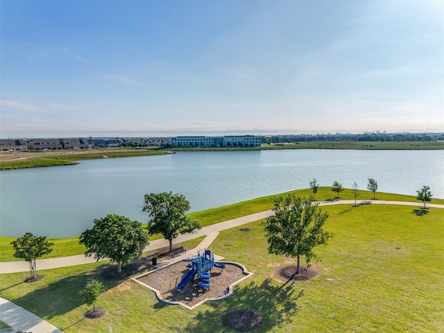 1765 Bramshaw Trl, Farmers Branch, TX 75234 - bird's eye view with a water view