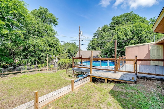 603 S 2nd St, Midlothian, TX 76065 - view of yard featuring a deck