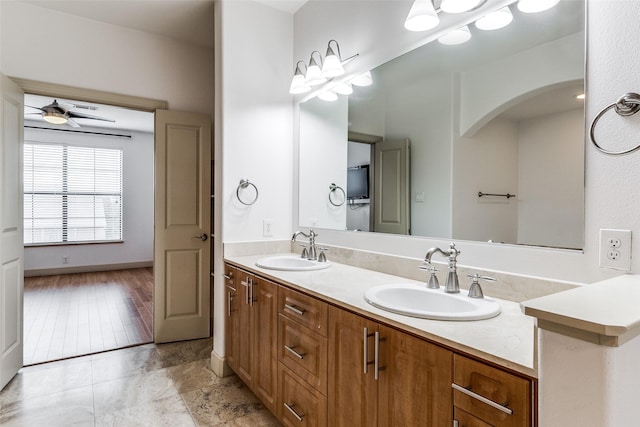 3818 Holland Ave Unit 305, Dallas, TX 75219 - full bath with double vanity and a sink