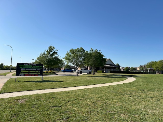 345 Wishbone Ln, Fort Worth, TX 76052 - view of yard
