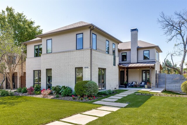 view of patio with french doors