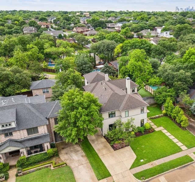 6604 Northridge Dr, Dallas, TX 75214 - aerial view of residential area